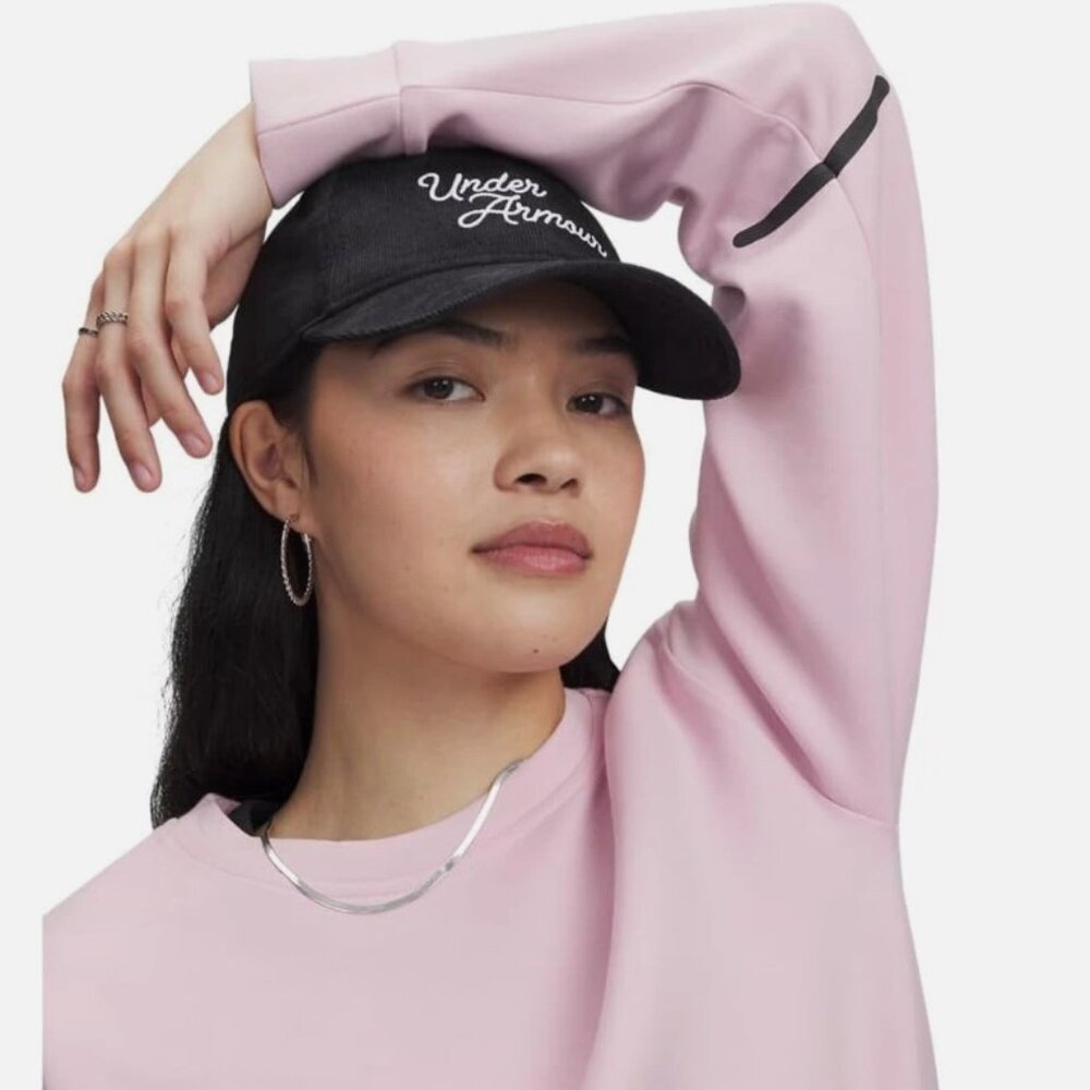 Under Armour Unstoppable Fleece Crewneck Sweatshirt Pink XXL NWT - Picture 5 of 6